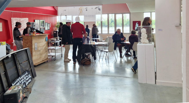 Événement Un Dimanche à Rive d'Arts pôle de création Les Ponts-de-Cé Angers gratuit animations ateliers expositions